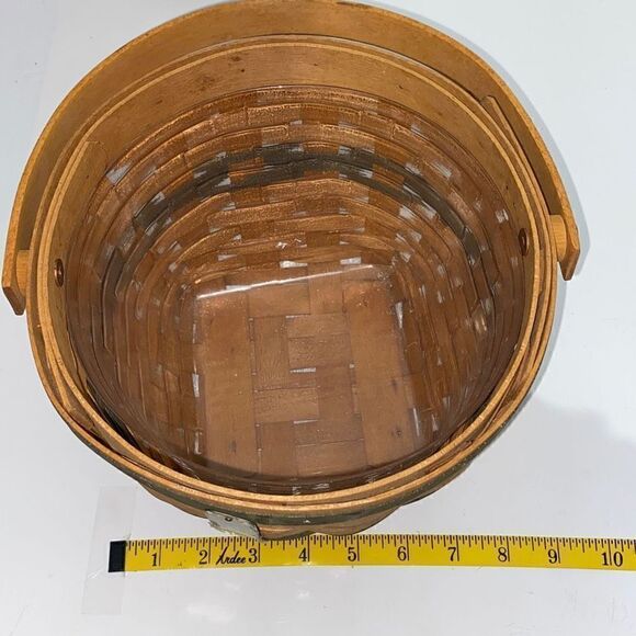Longaberger Christmas Collection 1994 Edition Jingle Bell Woven Wooden Basket - Picture 10 of 13